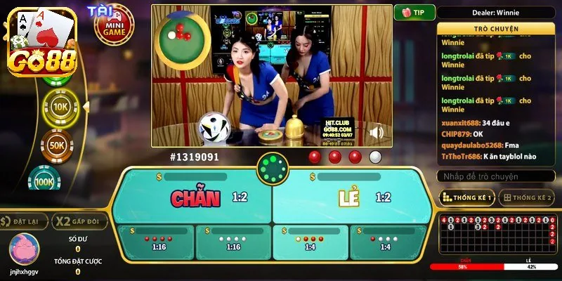 Xóc đĩa livestream tại Go88 là một trò chơi trực tuyến phổ biến