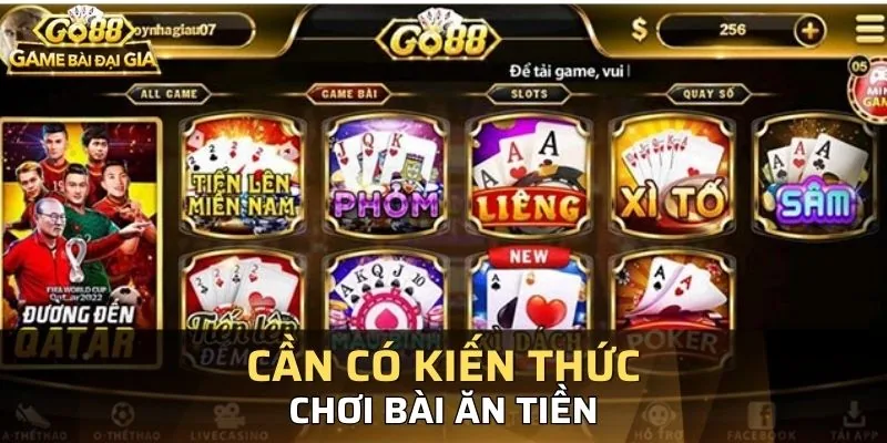 3 Lưu Ý Quan Trọng Khi Đánh Bài Ăn Tiền Online